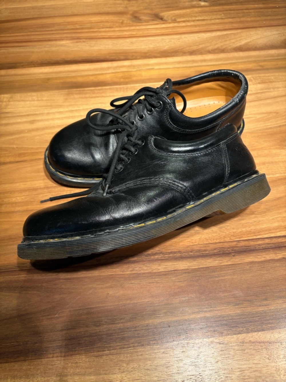 Dr. Martens Crazy Horse 11849 Men’s Size 11 Black Shoes Soft Leather Chunky